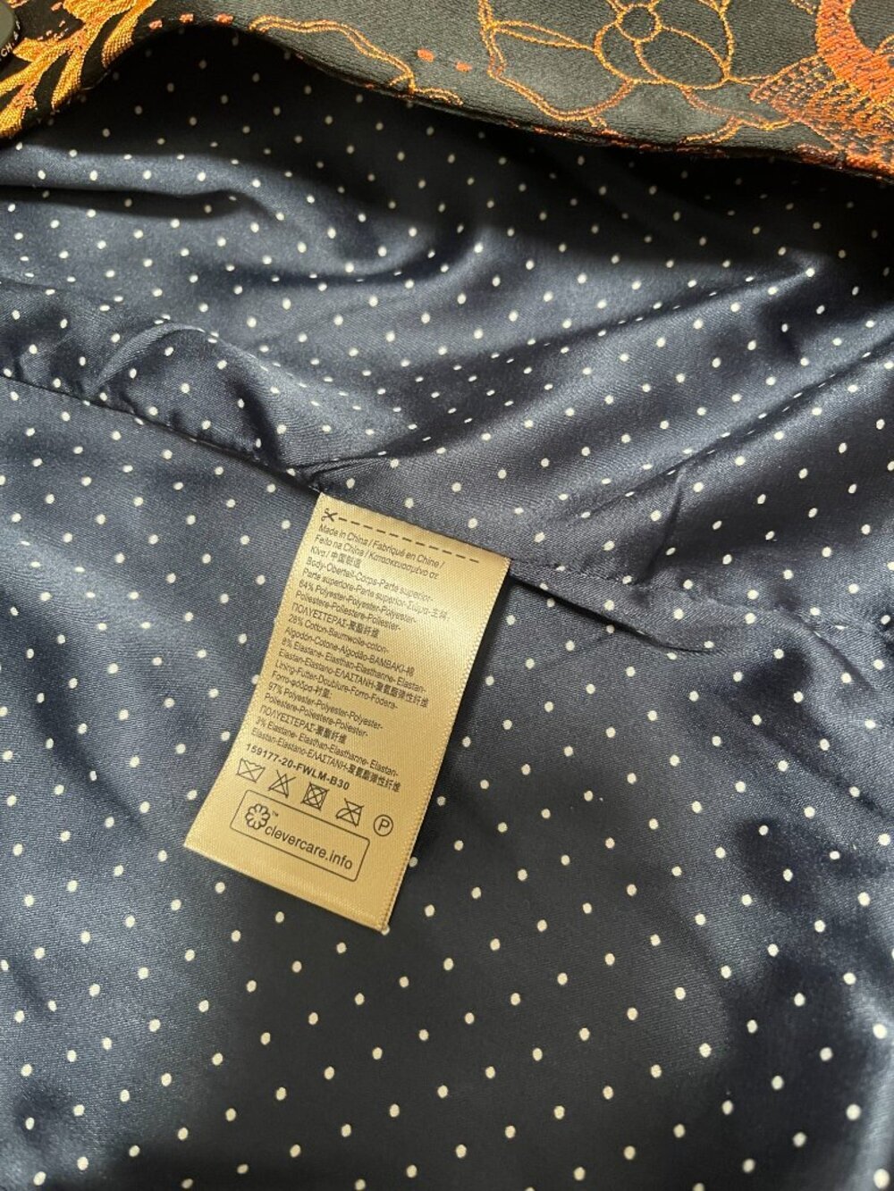 Scotch & Soda Starwatcher Crane Floral Blazer M - Picture 6 of 12